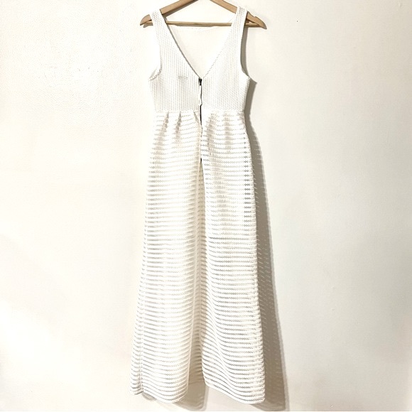 Leifsdottir Anthropology Long White Dress Women’s Size 6 - Picture 4 of 14